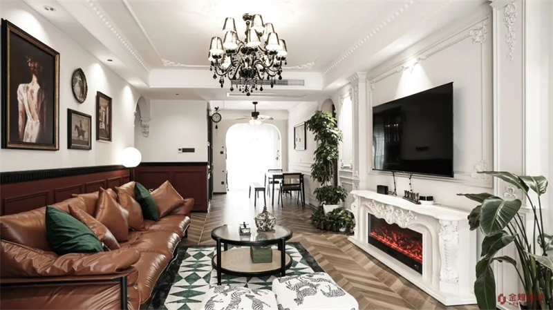 125㎡法式复古装修，被温柔唤醒，晨光、咖啡与慵懒刚刚好！